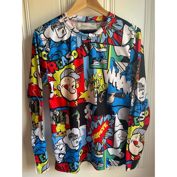 Reason Brand X Popeye Men’s Officially Licensed T-Shirt Small - Picture 1 of 8